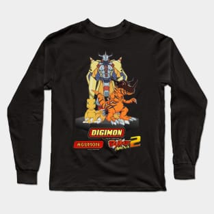 Agumon Evolutions-For Digimon Rumble Arena lovers Long Sleeve T-Shirt